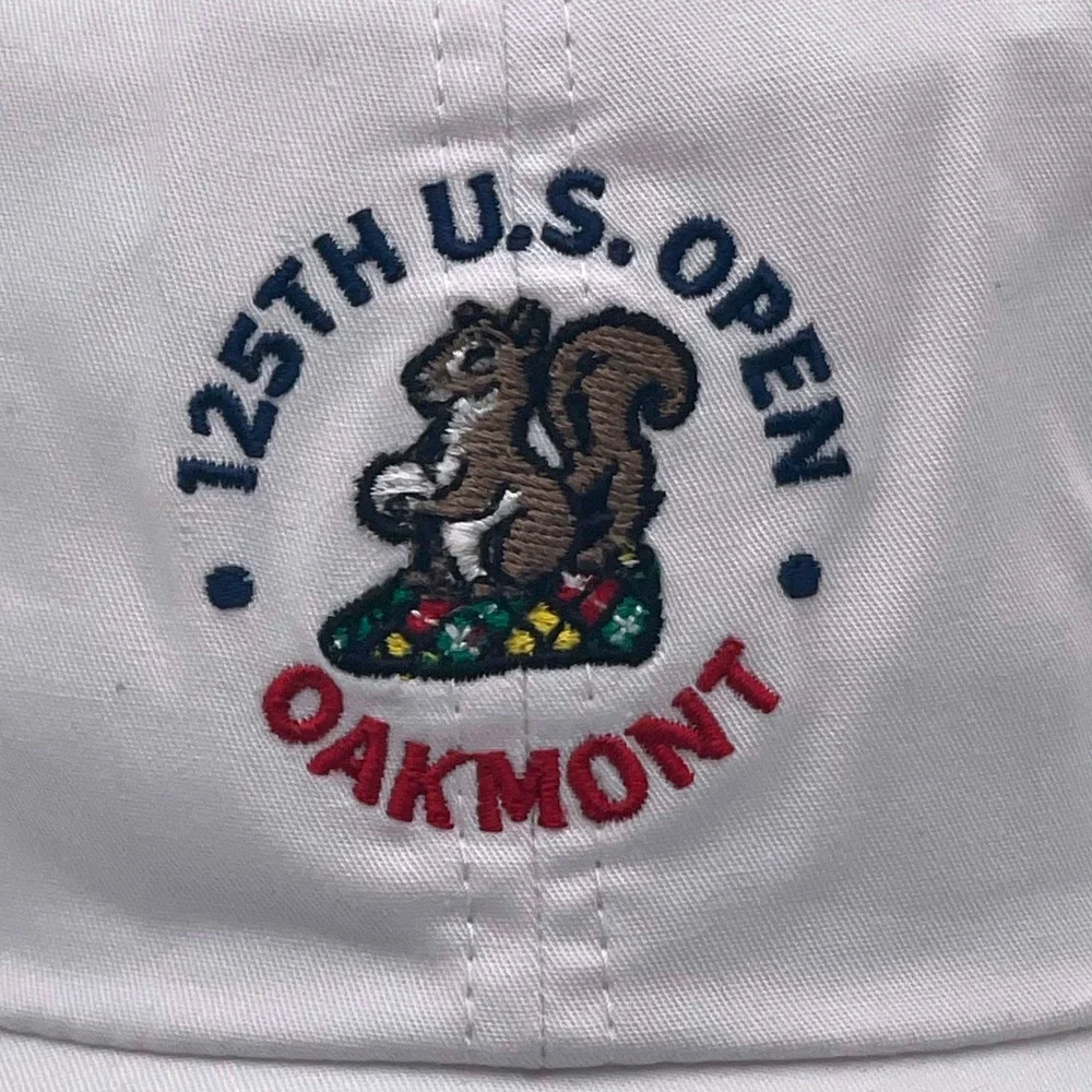 Ahead 125th US Open Oakmont White Golf Hat USGA Member Lightweight Adjustable